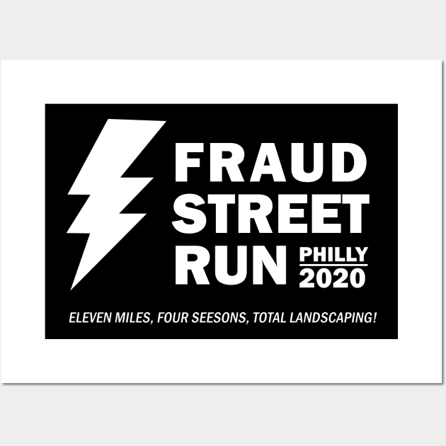 Fraud Street Run 2020 Wall Art by valentinahramov